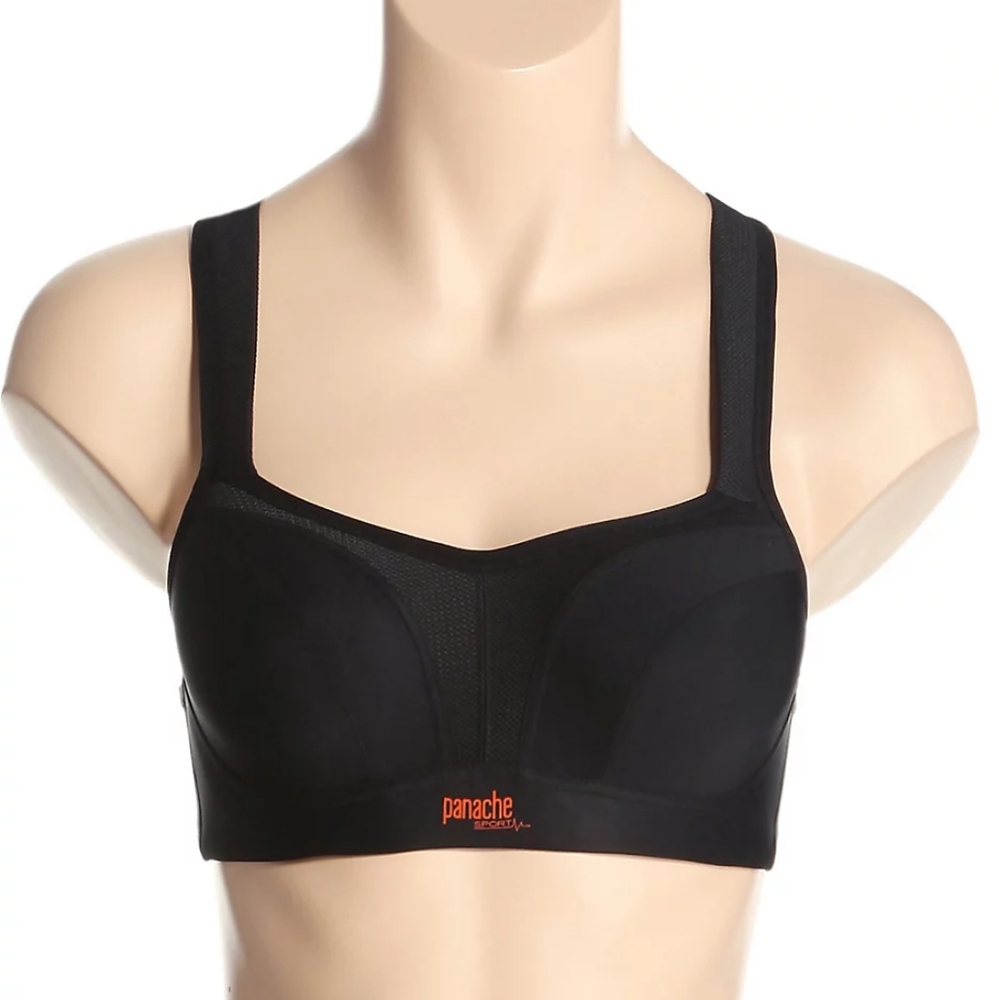 Panache wired Sports Bra 5021 Black 34FF